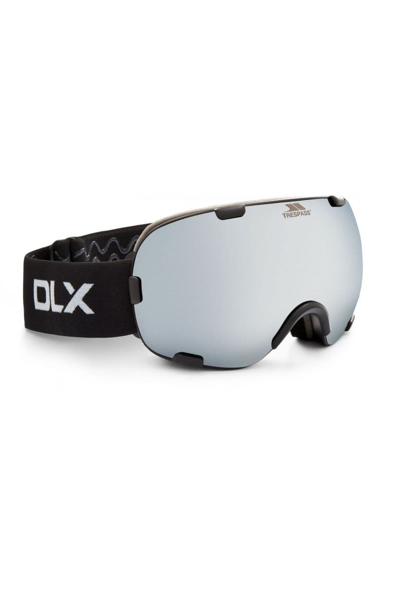 Bond Mirrored Dual Lens Ski Goggles, Main, color, Matt Black Frame