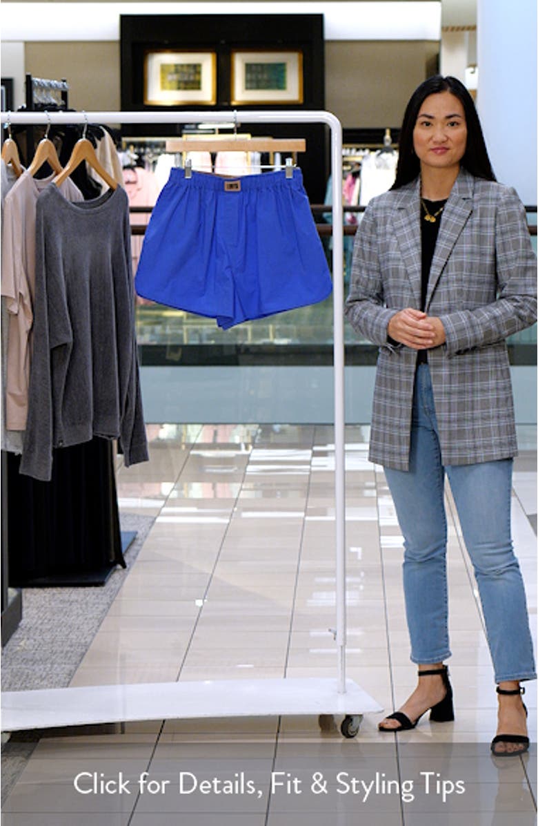 Airy Cotton Boxer Pajama Shorts, sales video thumbnail