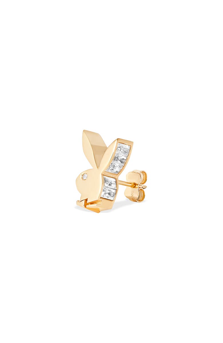 Hatton Labs Bunny Baguette Stud Earrings, Main, color, 
