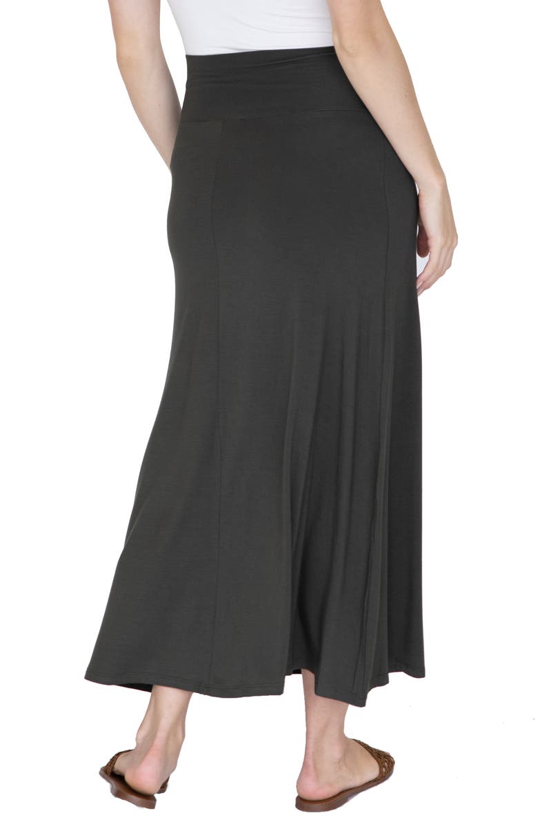 Angel Maternity Jersey Maternity Maxi Skirt, Alternate, color, 
