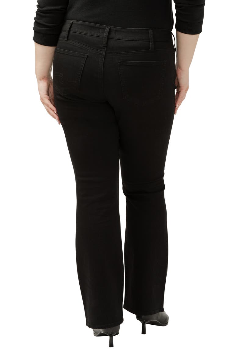 Suki Curvy Mid Rise Bootcut Jeans, Alternate, color, BLACK