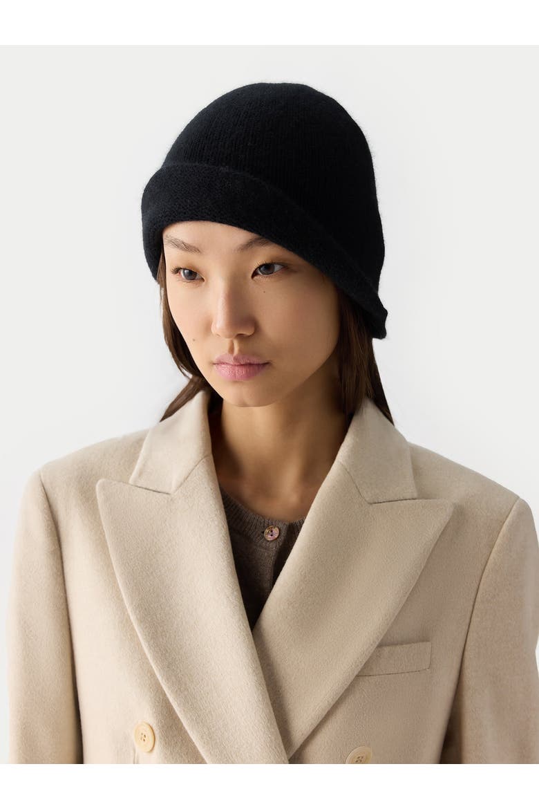 Elegant Felted Bucket Hat, Alternate, color, black