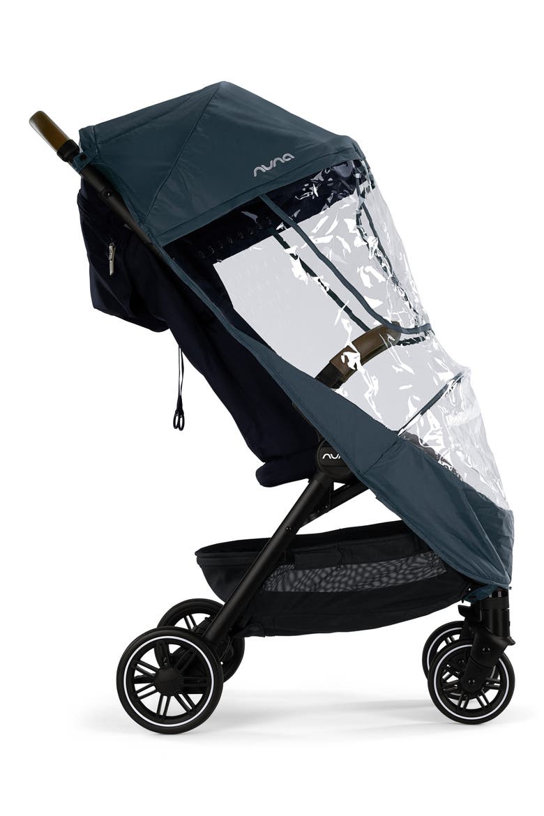 TRVL Stroller Rain Cover, Alternate, color, BLUE/ CLEAR
