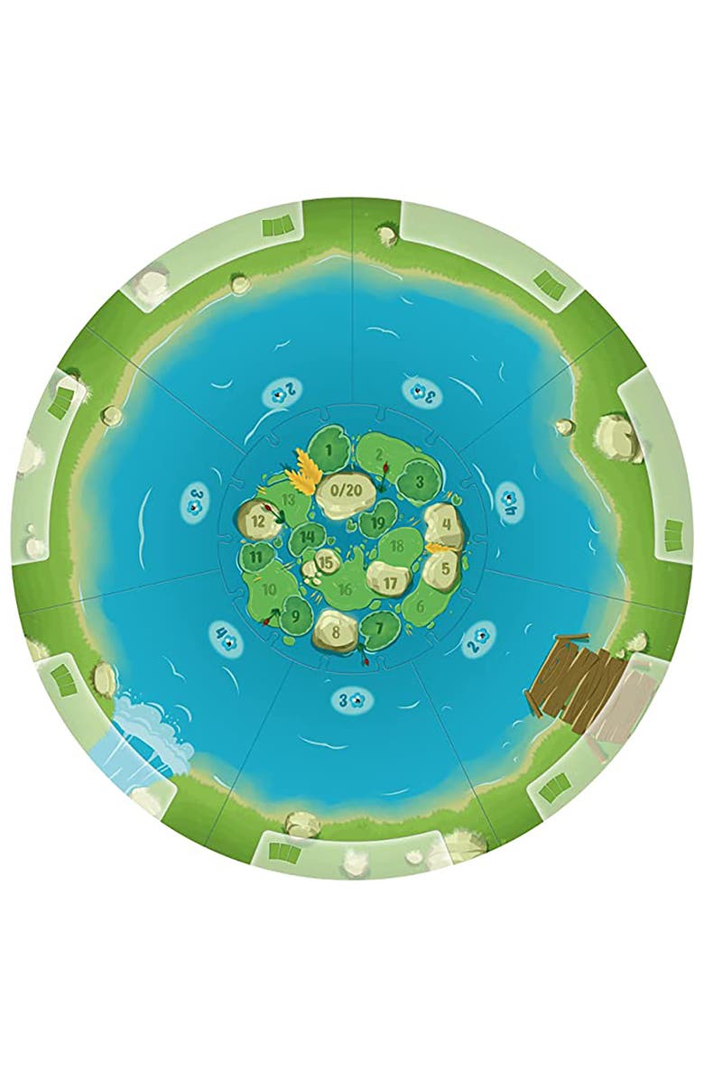 Luma Imports Aquarena Board Game, Kids & Family, 26 Players, 30 Mins, Ages 8+, Alternate, color, Multicolored