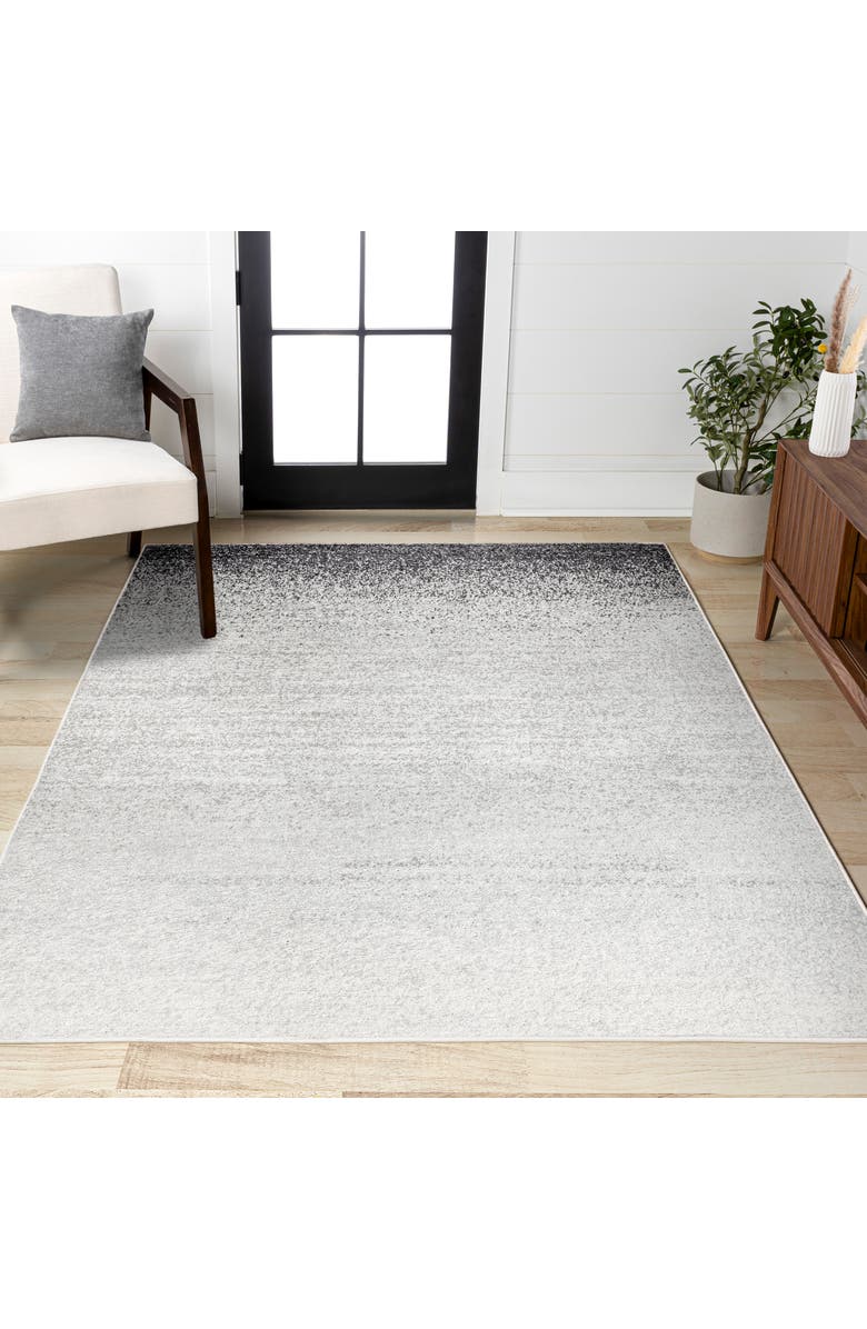 JONATHAN Y Shore Modern Gradient Area Rug, Alternate, color, Gray/Cream