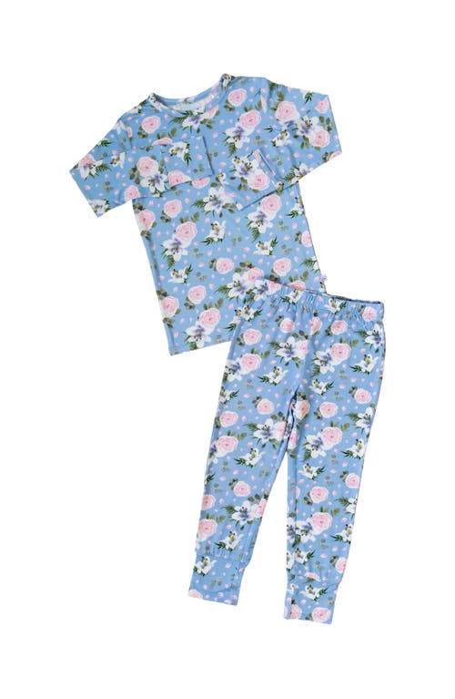 Laree + Co Lillian 2-piece Long Sleeve Set In Floral