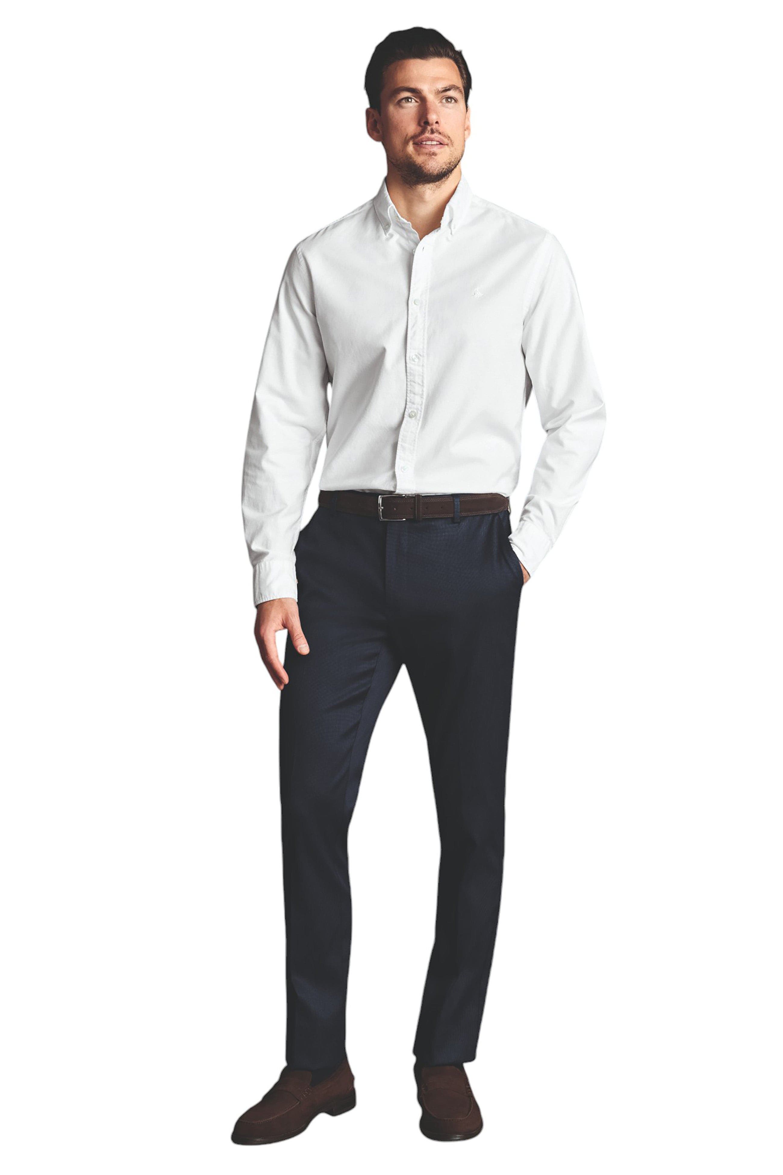 Charles Tyrwhitt Slim Fit Smart Texture Pants (Men) | Nordstrom