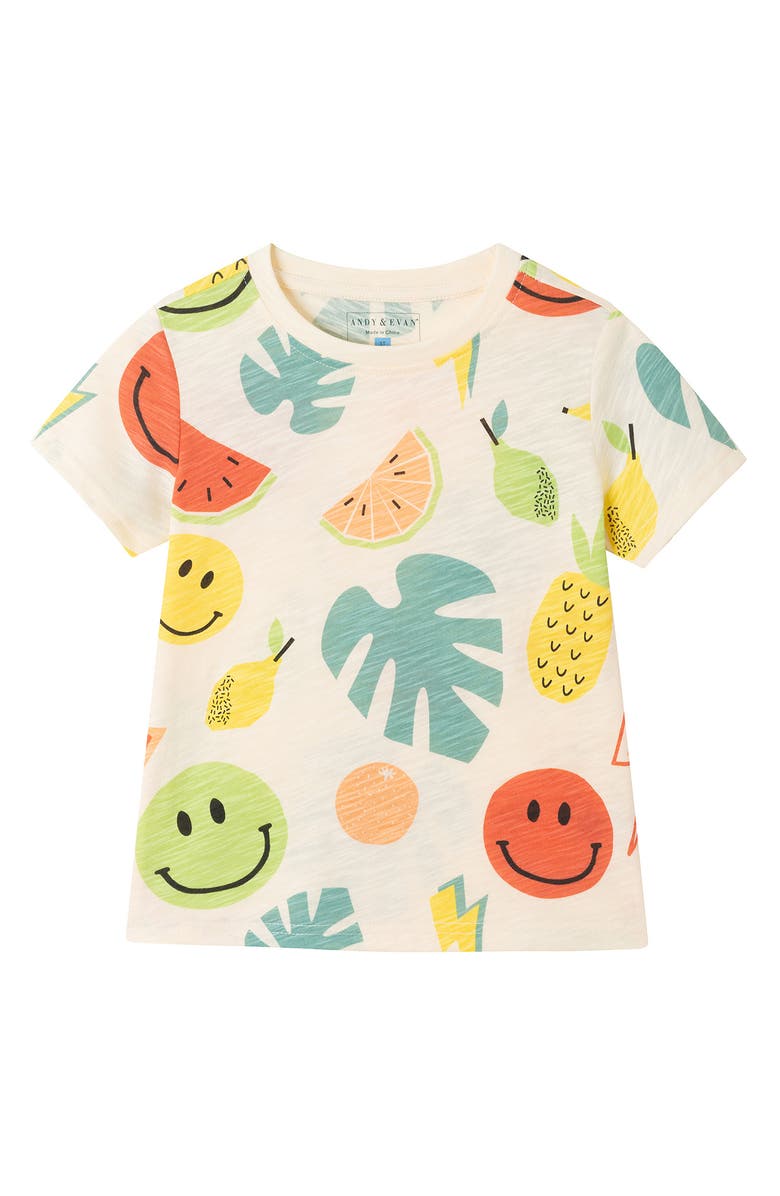 Andy & Evan Kids' Print Cotton Graphic T-Shirt, Main, color, 