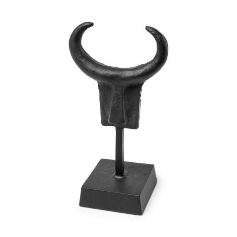 Caleb 4L x 5W Metal Tribal Figurine