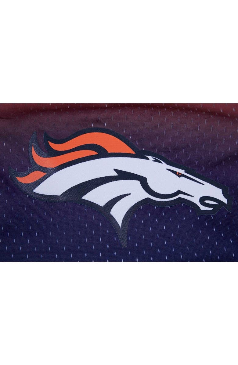 PRO STANDARD Men's Pro Standard Navy/Orange Denver Broncos Ombre Mesh Shorts, Alternate, color, Navy