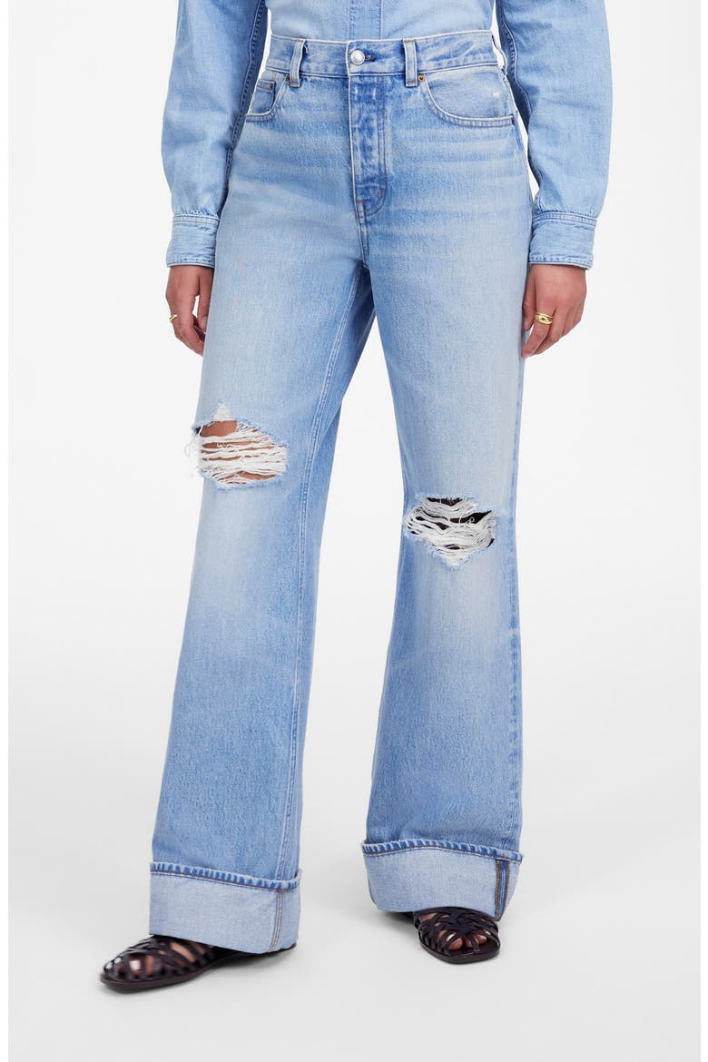 Low-Slung Ripped Baggy Jeans, Main, color, HALLSTEAD WASH