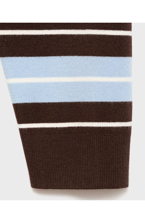 Mango Round Neck Sweater In Multi