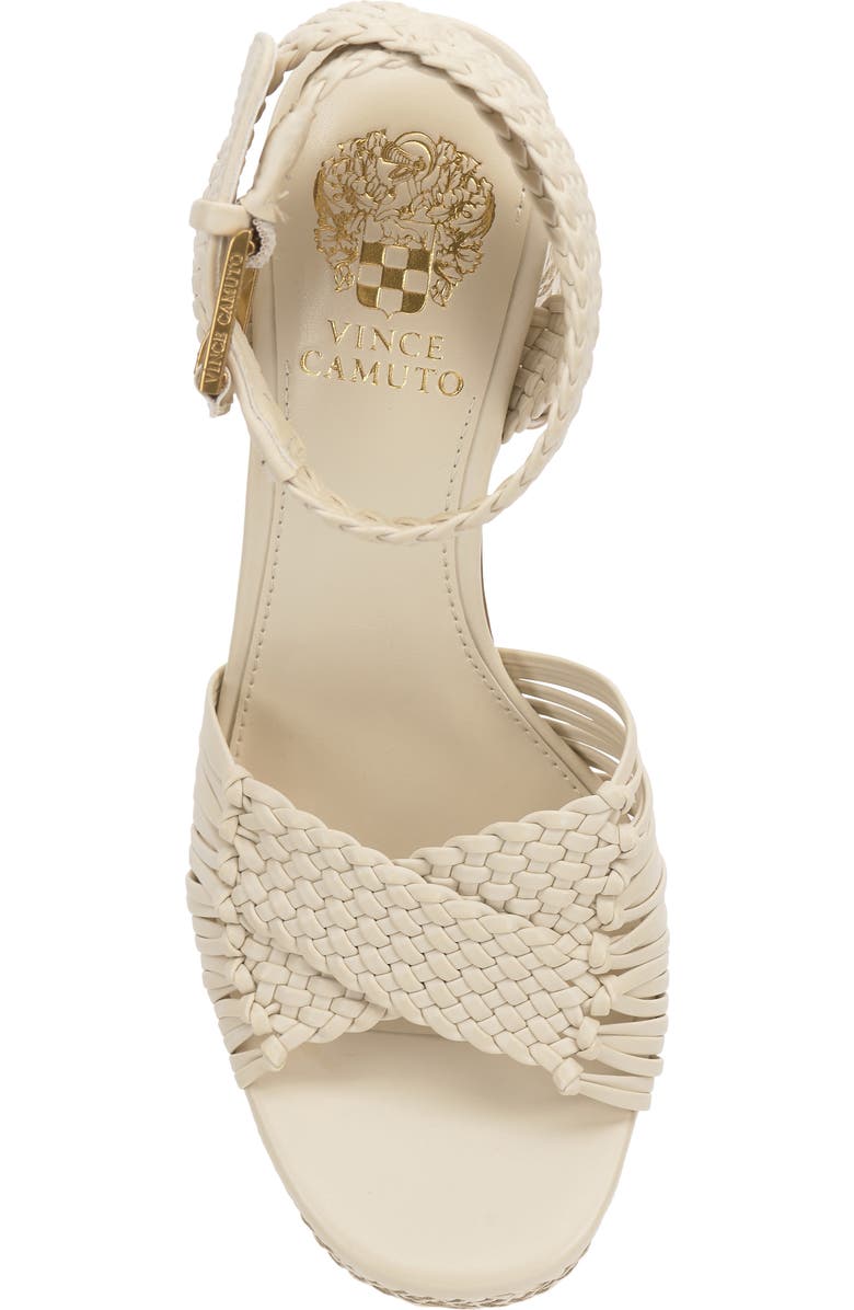 Vince Camuto Pessa Ankle Strap Platform Sandal, Alternate, color, Panna Creme