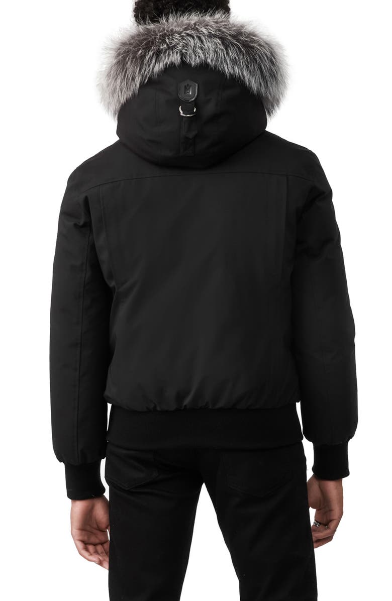 Mackage Dixon Down Bomber Jacket with Genuine Fox & Rabbit Fur Trim, Alternate, color,
