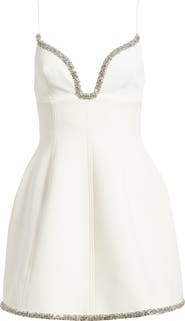 Acler Cranstone Rhinestone Cocktail Minidress