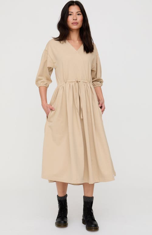 Turtledove London Organic Cotton Belle Dress In Neutral