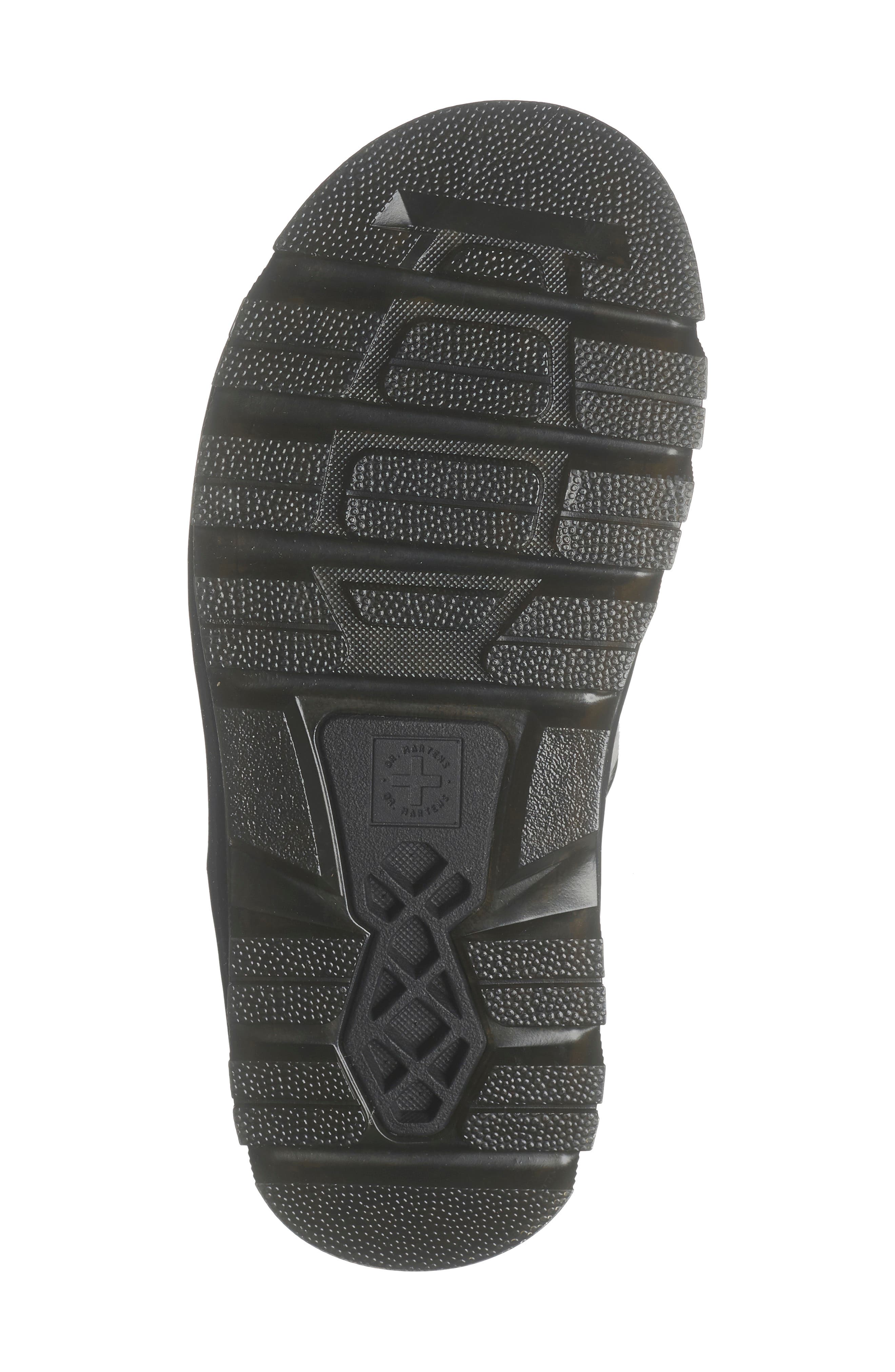 Dr. Martens Zebzag Genuine Calf Hair Slide Sandal, Alternate, color, Cream And Black