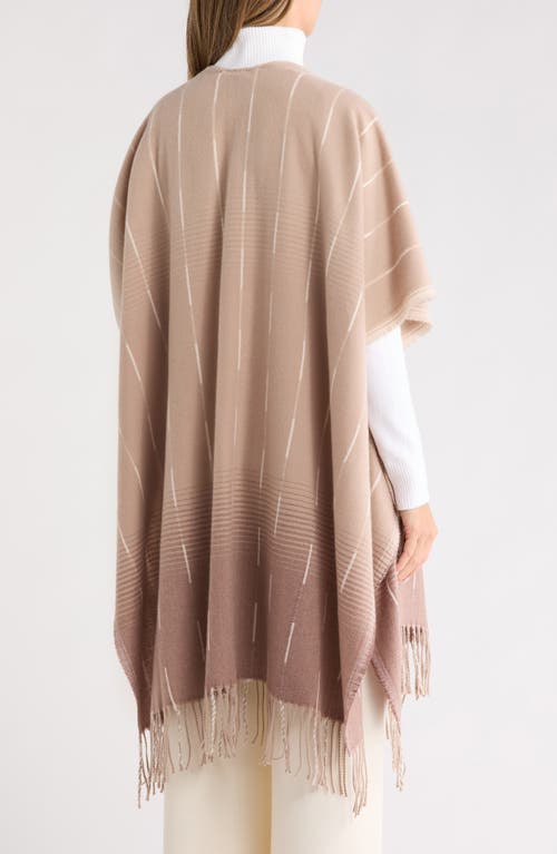 Vince Camuto Feathersoft Ombré Stripe Topper In Brown