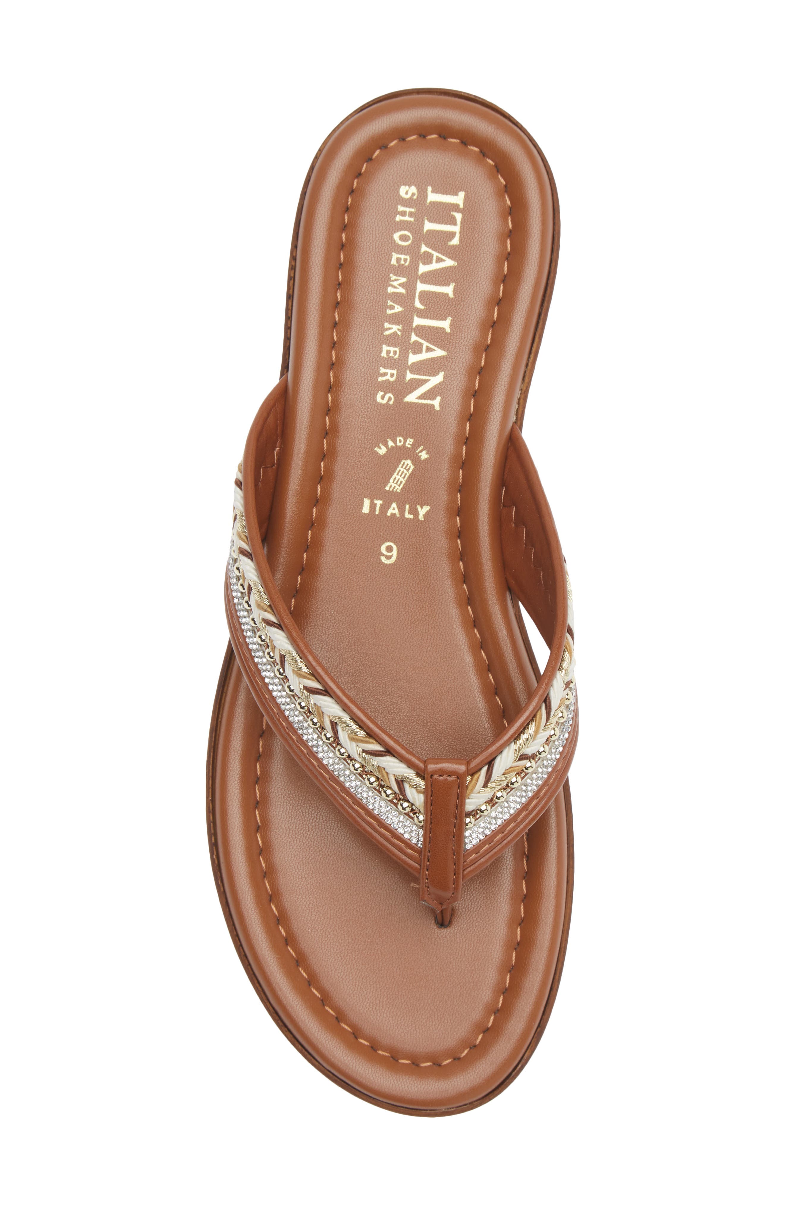 ITALIAN SHOEMAKERS Malika Sandal, Alternate, color, Luggage