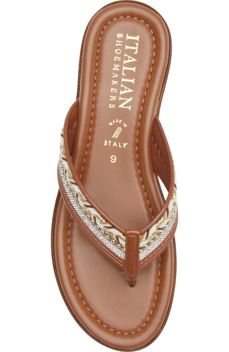 ITALIAN SHOEMAKERS Malika Sandal, Alternate, color, Luggage