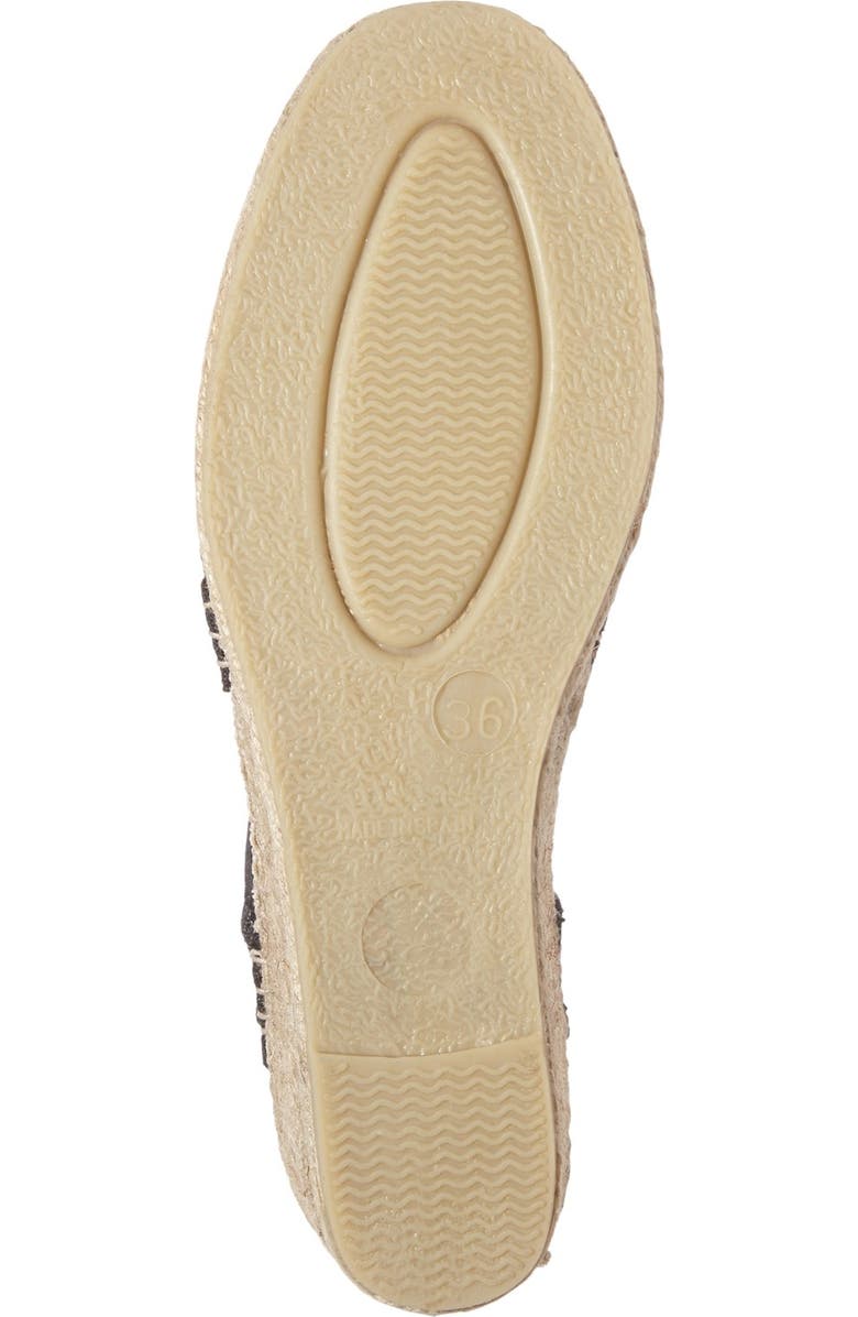 Toni Pons 'Triton' Espadrille Wedge, Alternate, color, Black Fabric
