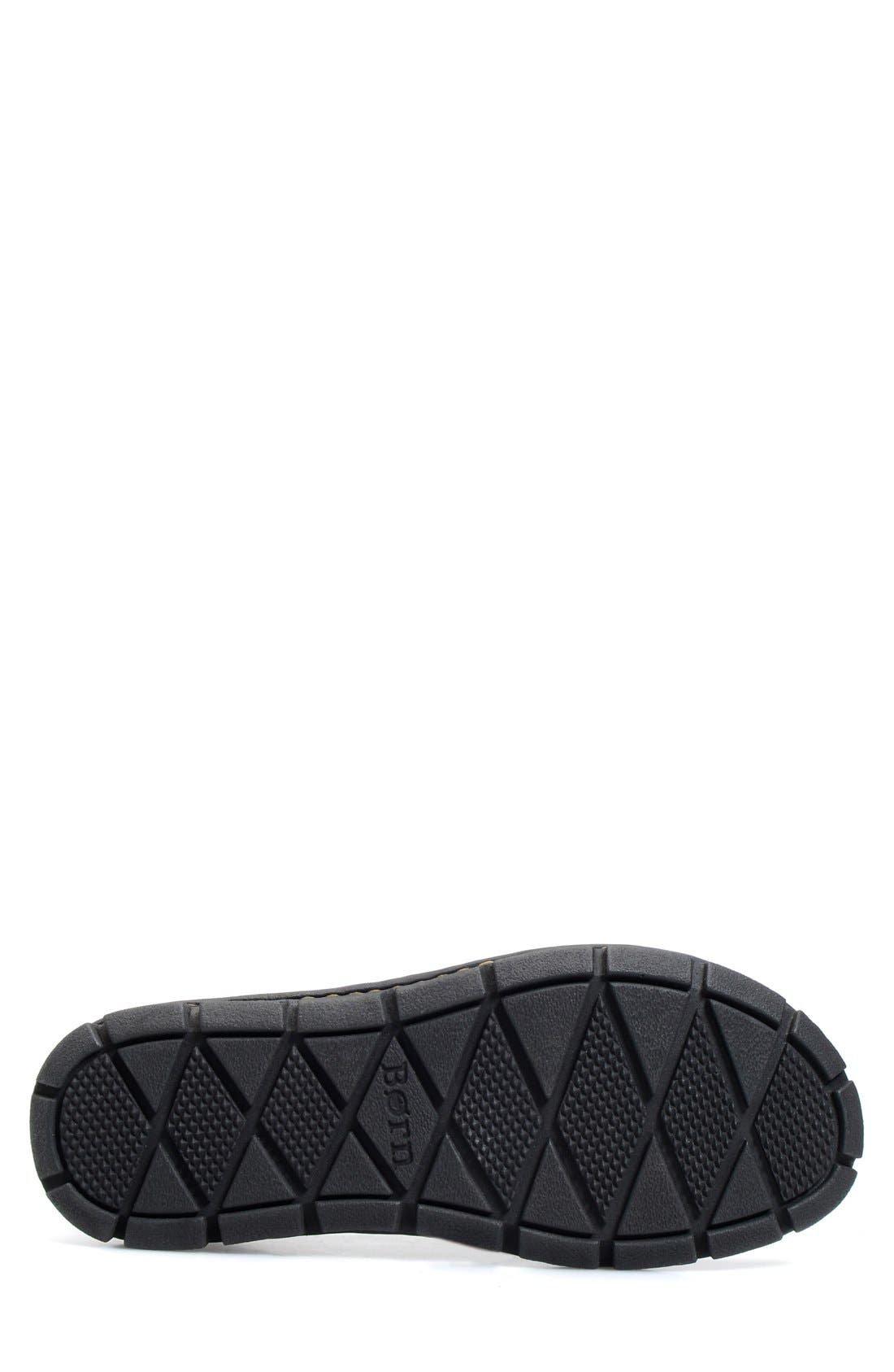 'Sawyer' Slip-On, Alternate, color, BLACK LEATHER