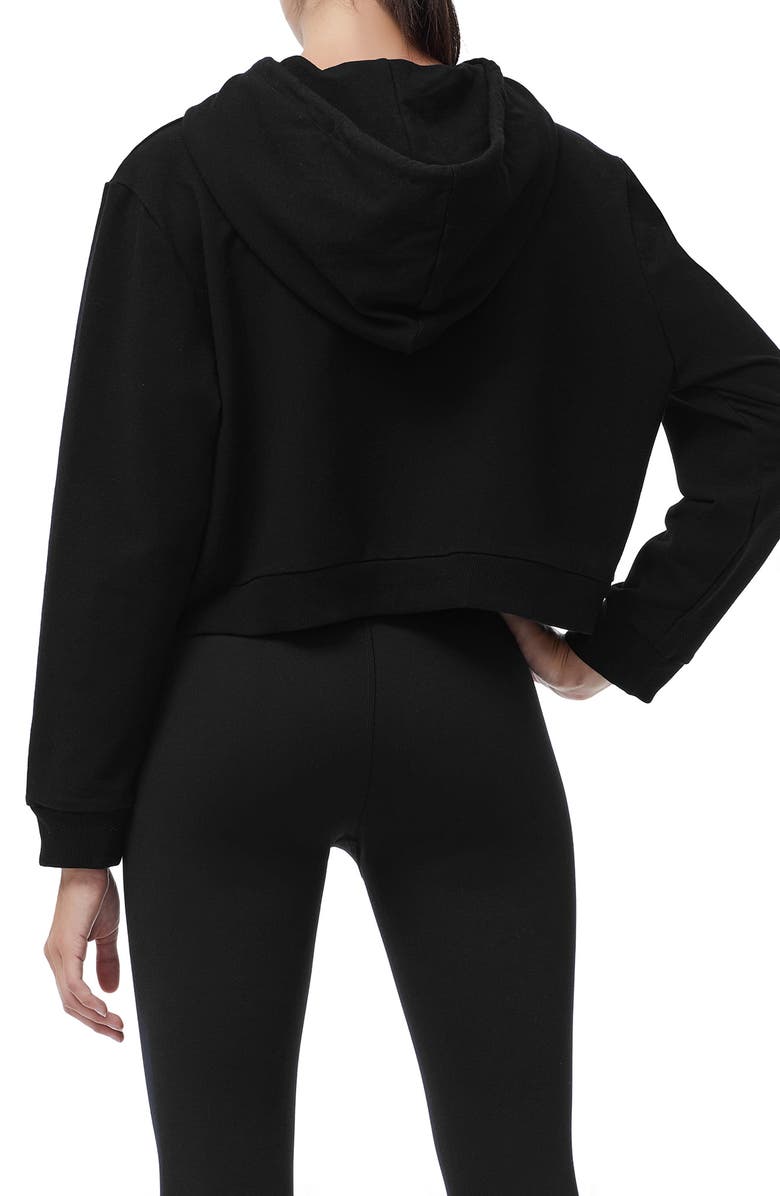 Good American Crop Hoodie, Alternate, color,