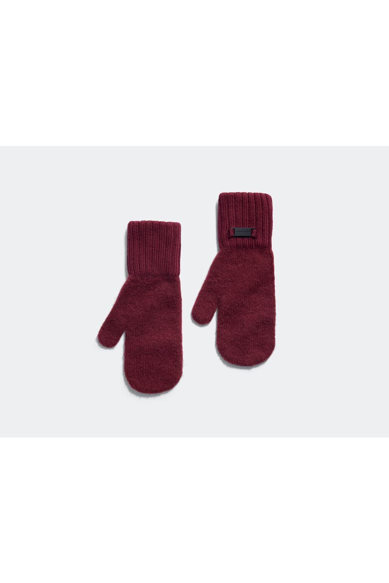 Alpaca Mitten, Main, color, Burnt Vermillion