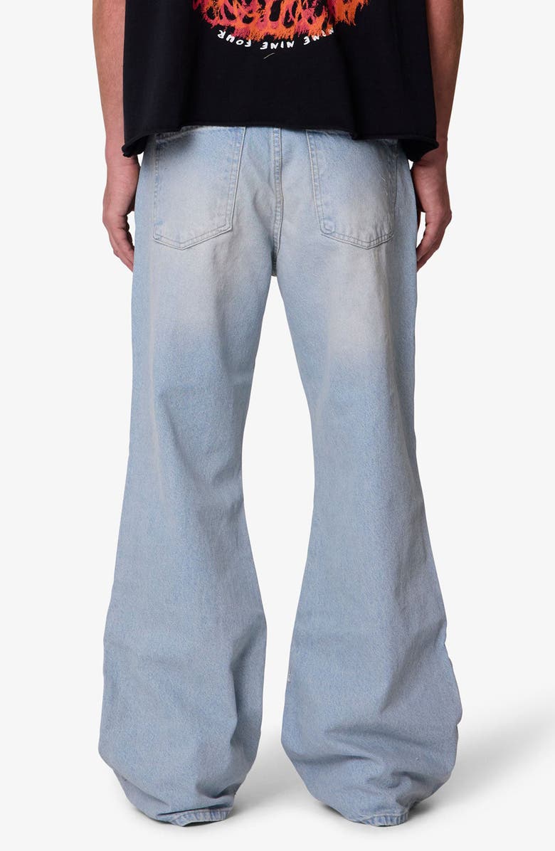 mnml Distressed Kick Flare Jeans, Alternate, color, 