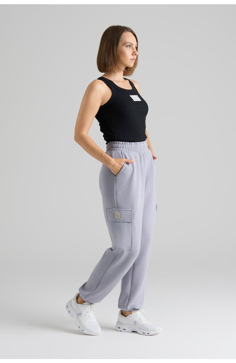 Le Fafo Maira Cargo Joggers, Alternate, color, Mystic Gray