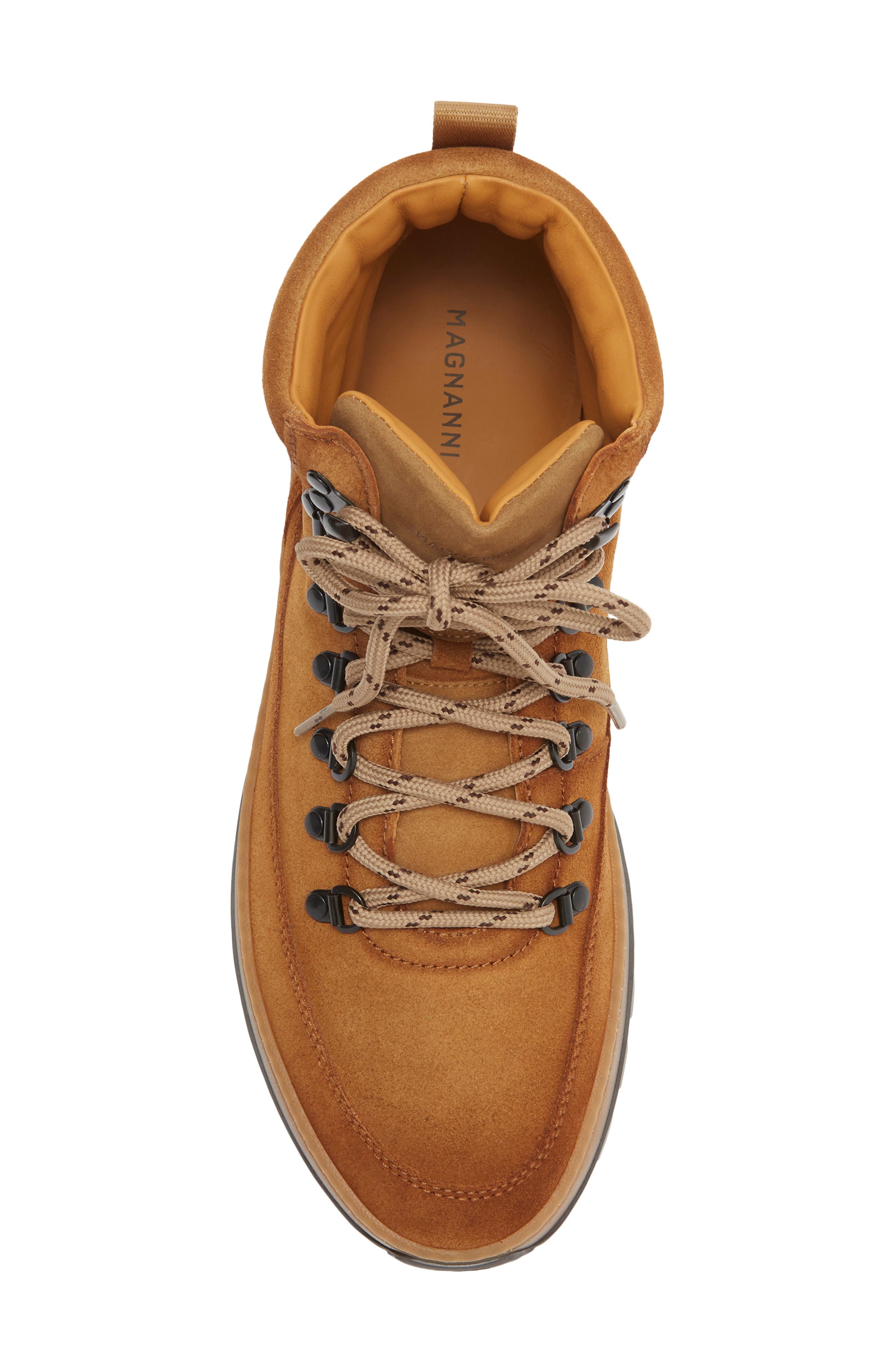 Magnanni Borazo Lace-Up Boot, Alternate, color, Cognac