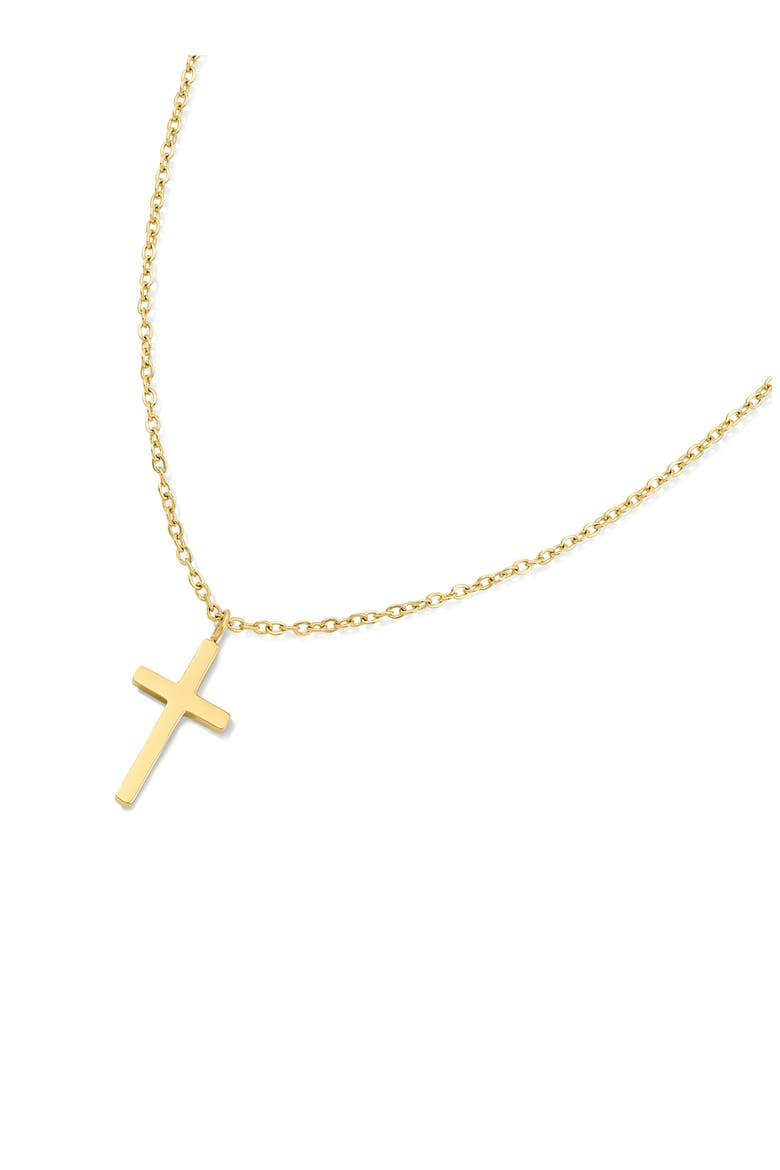 Cross Pendant Necklace, Alternate, color, GOLD
