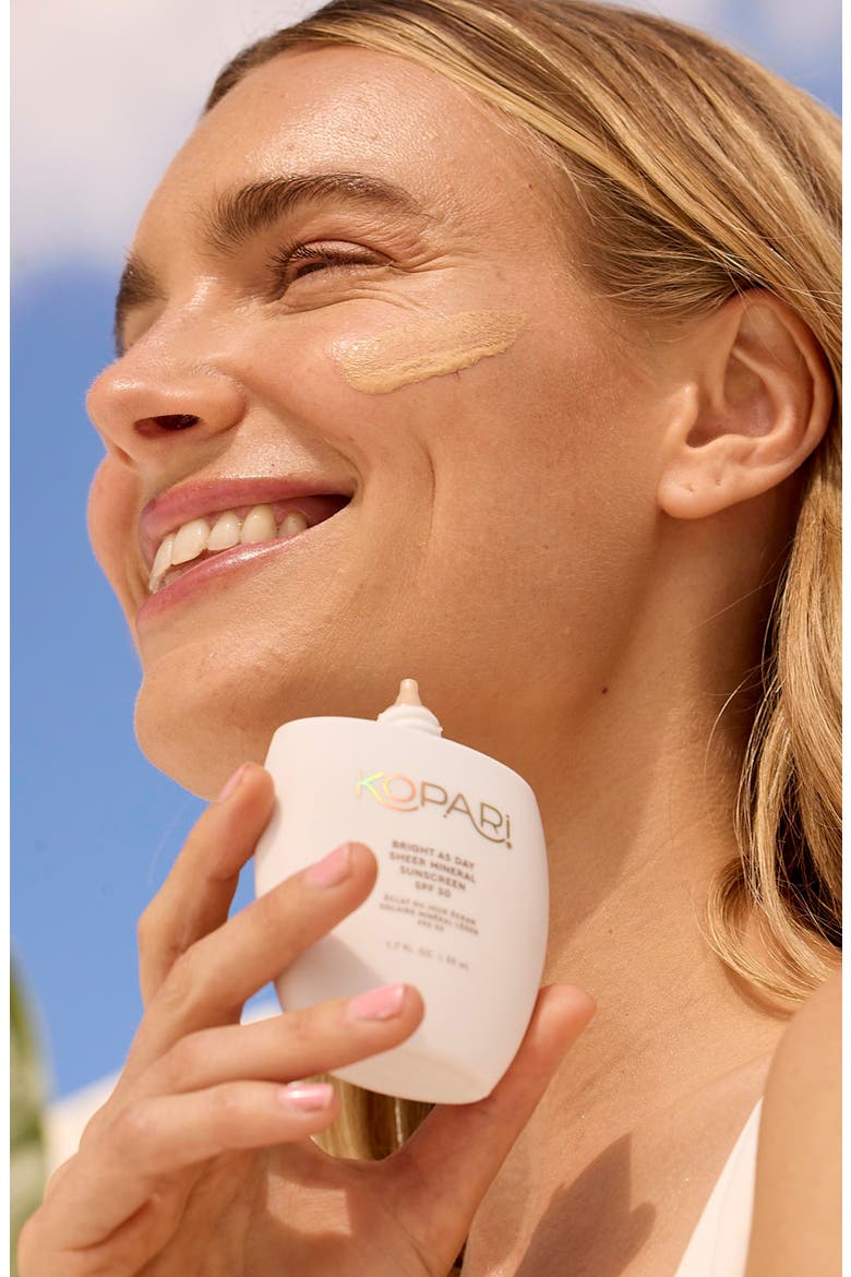 Bright As Day Sheer Mineral SPF 50 Sunscreen, Alternate, color, NO COLOR