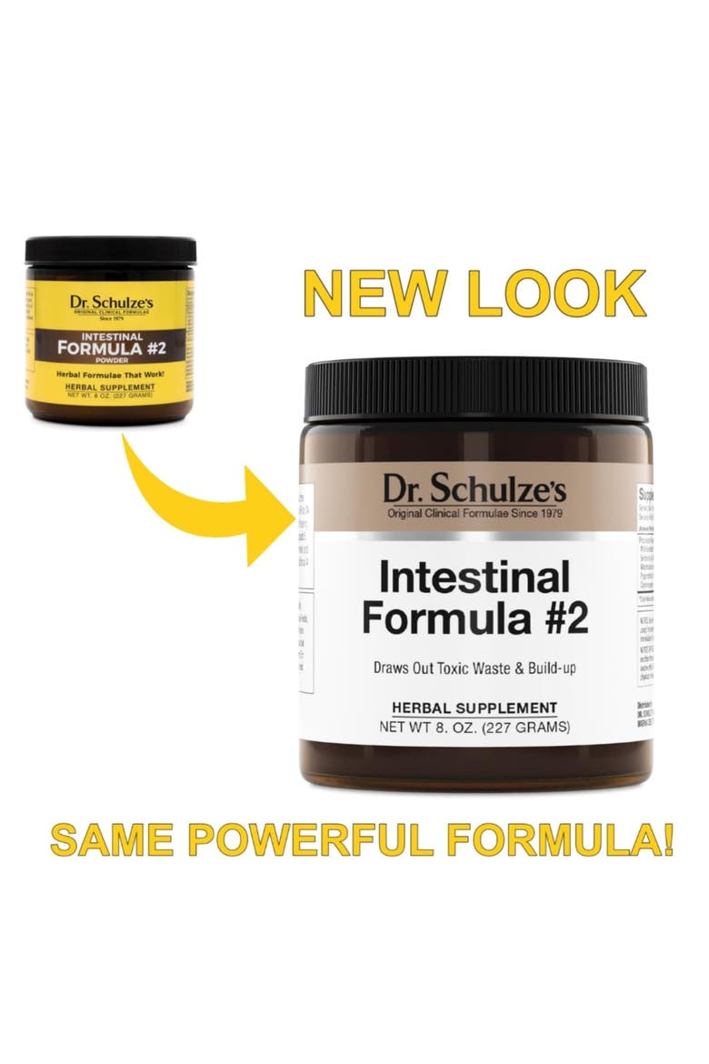 Intestinal Formula #2 Cleansing Supplement for Colon Health Support and Daily Elimination, Plant-Based Herbal Supplement, Gluten-Free, Alternate, color, Brown