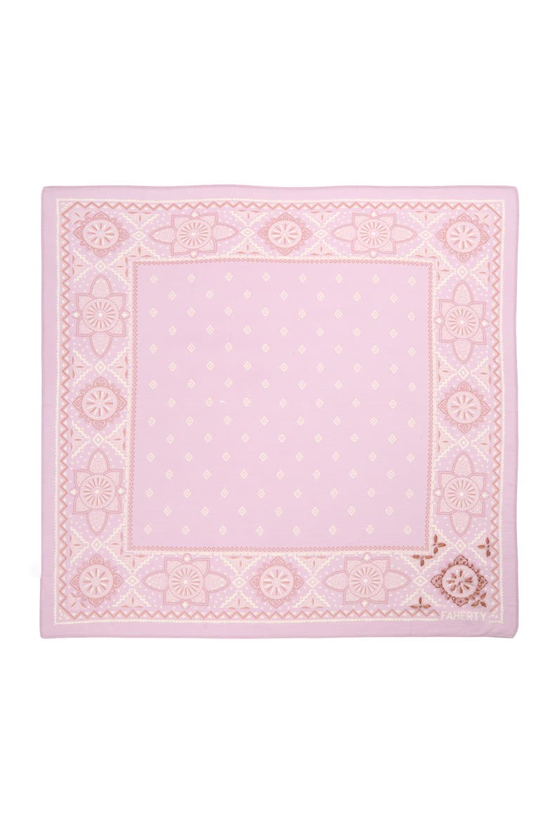 Star Geo Organic Cotton Bandana, Alternate, color, LAVENDER FROST