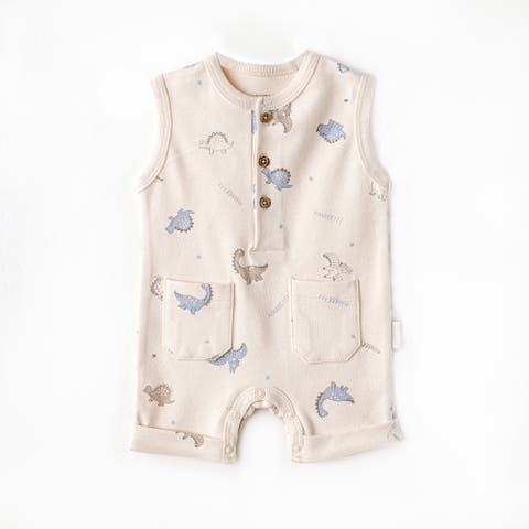 Dino Pattern Romper (Baby)