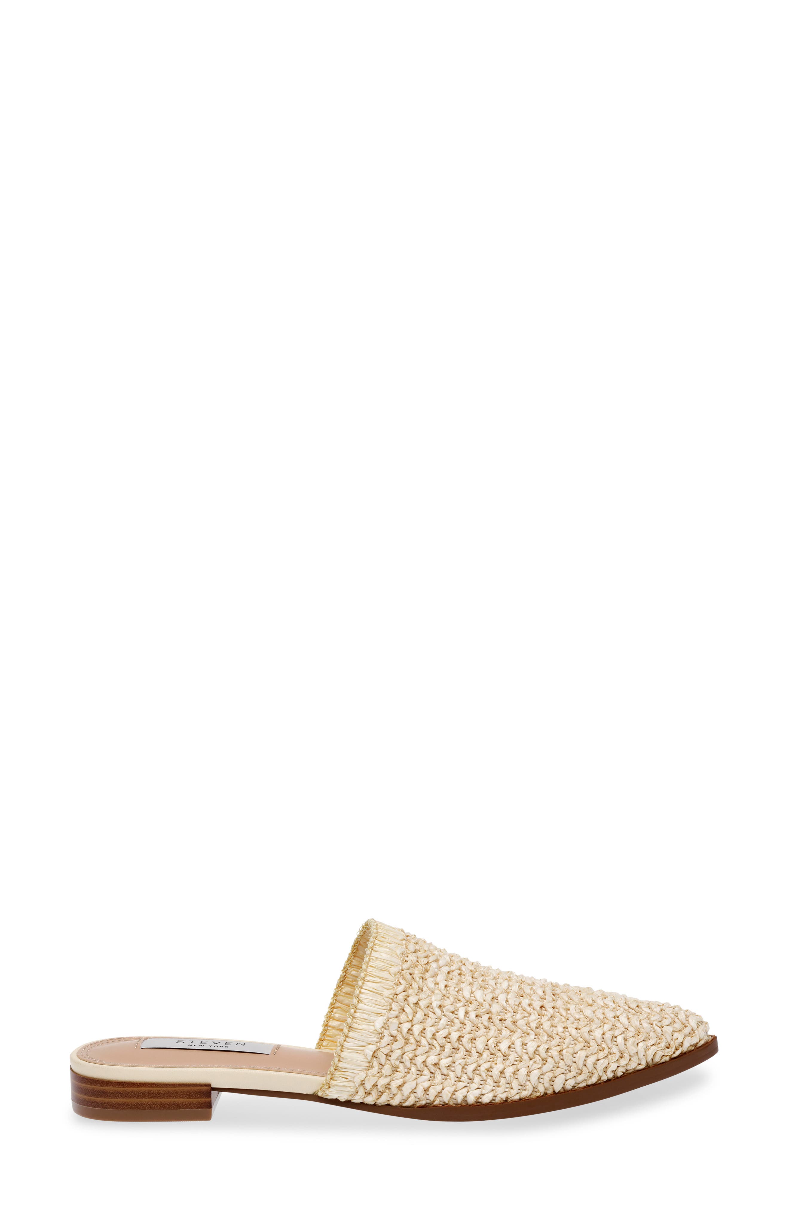 Valdez Knit Mule, Alternate, color, NATURAL RAFFIA