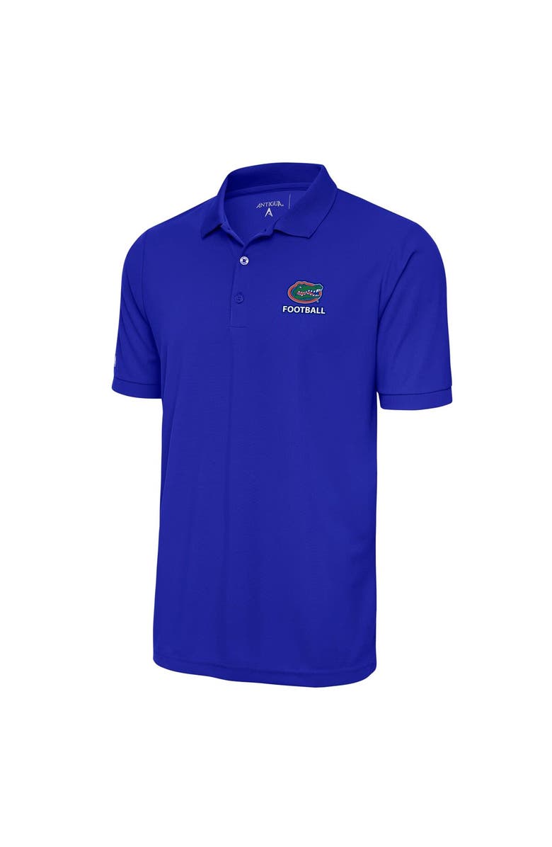 ANTIGUA Men's Antigua Royal Florida Gators Football Legacy Pique Polo, Main, color, 