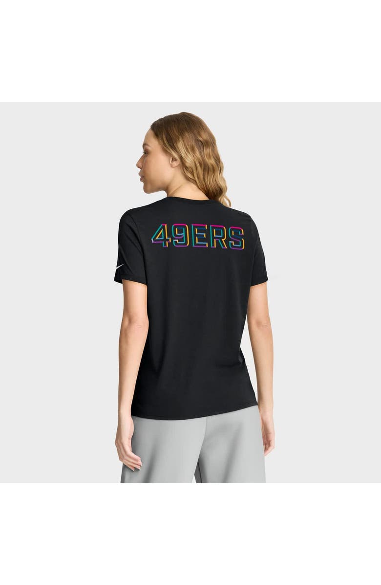 Nike Women's Nike Black San Francisco 49ers 2025 NFL Crucial Catch Tri-Blend Dri-FIT T-Shirt, Alternate, color, Black