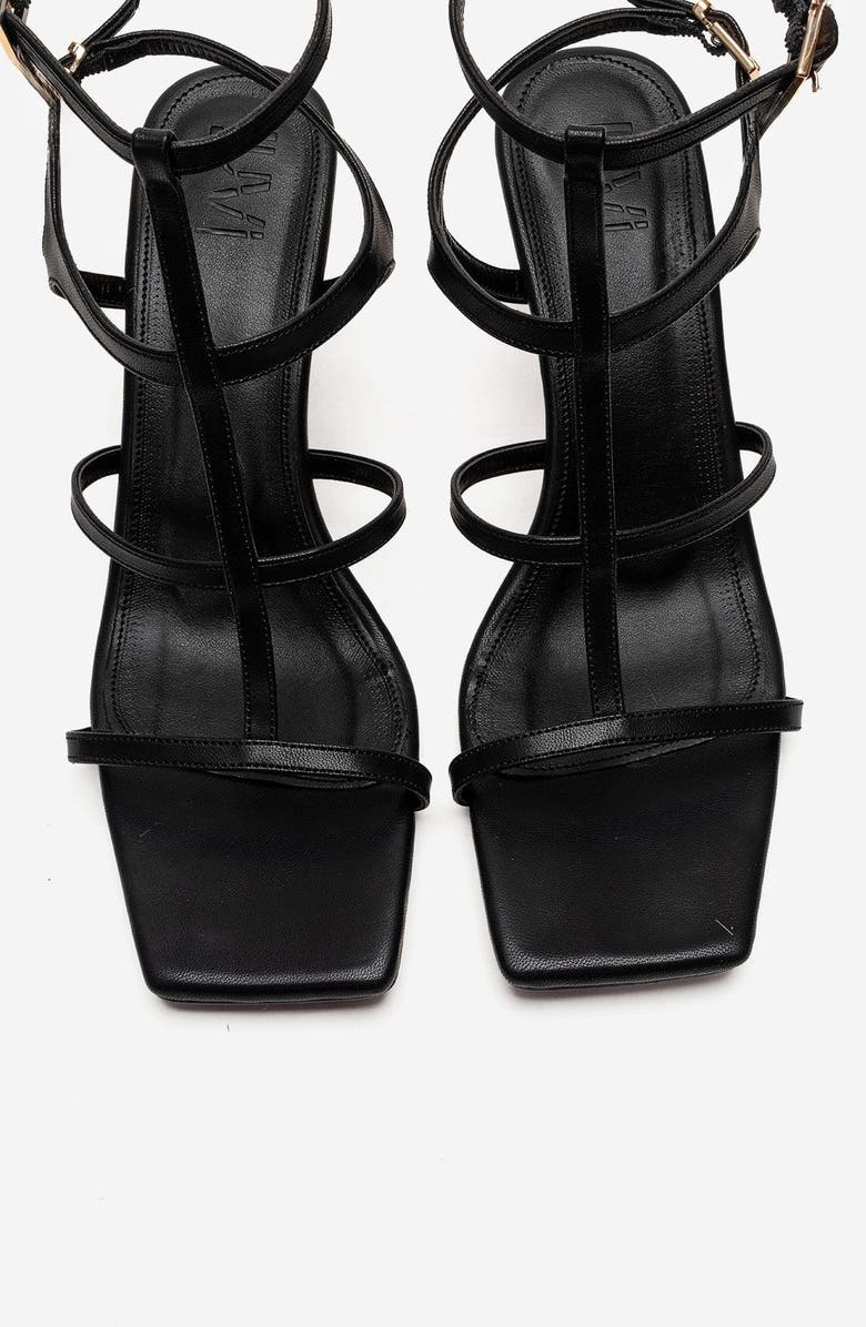 Prologue Shoes Viento Stiletto Sandal, Alternate, color, Black