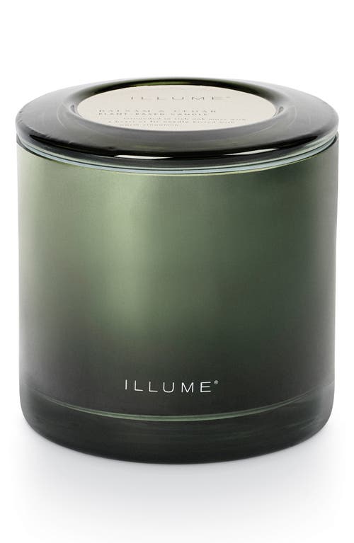 ILLUME® Balsam & Cedar Statement Candle in Green 