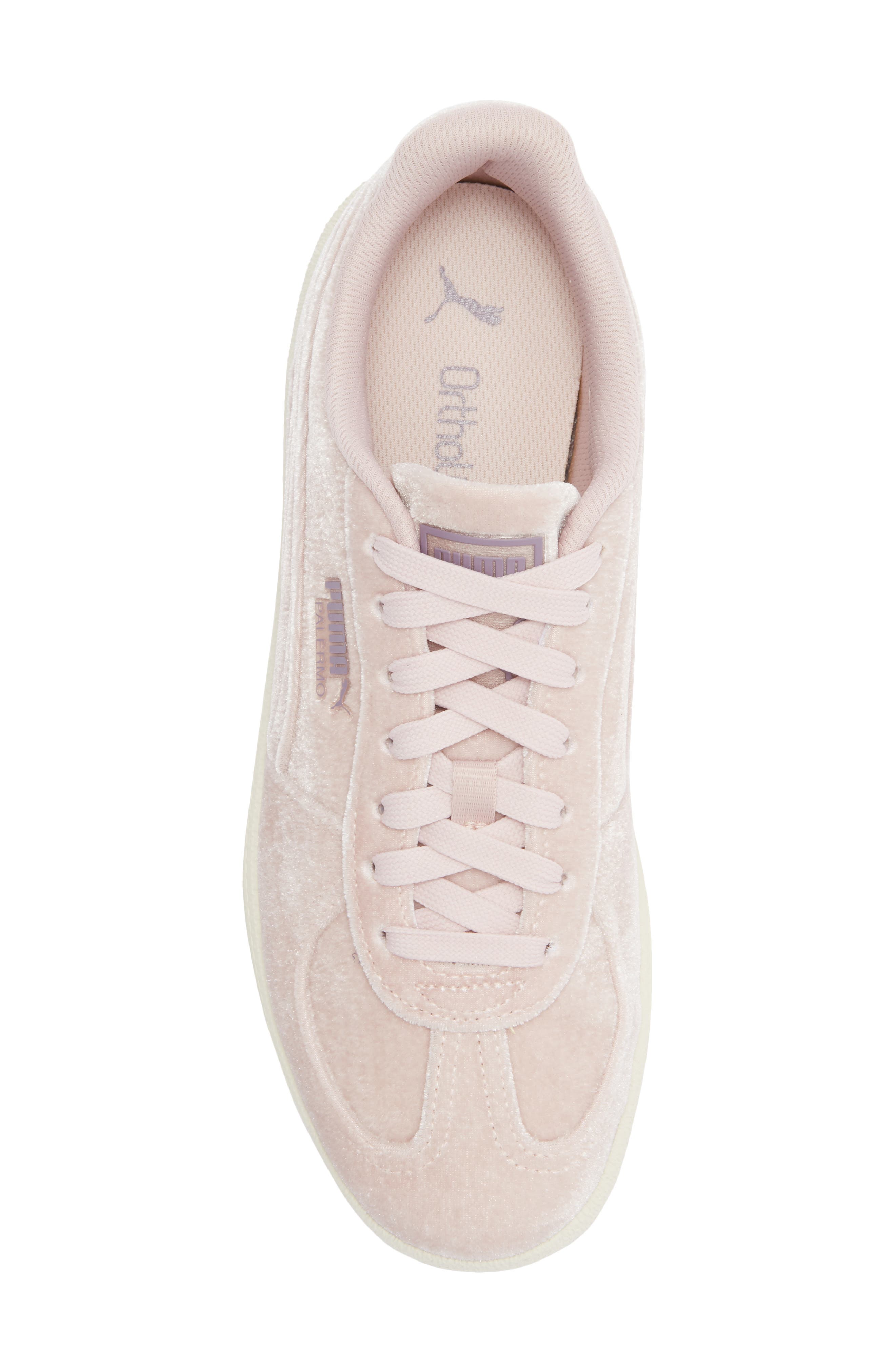 PUMA Palermo Velvet Dreams Sneaker, Alternate, color, Mauve Mist/ Alpine Snow