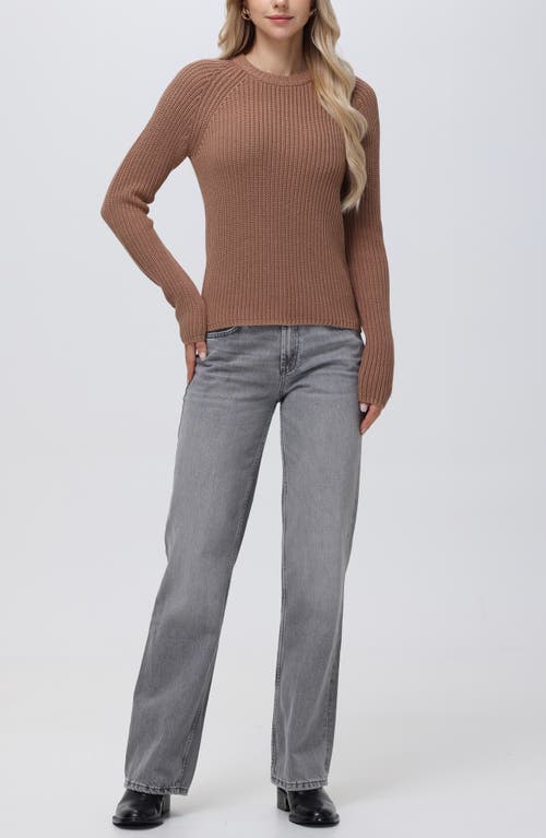 525 Jane Cotton Sweater In Cinnamon