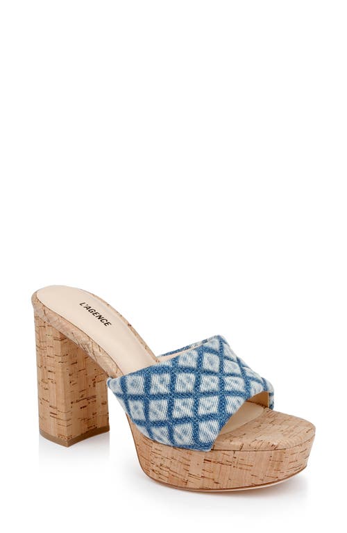 L AGENCE L'AGENCE GABRIELL PLATFORM SLIDE SANDAL 