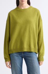 STAUD Serrano Relax Fit Cashmere Crewneck Sweater