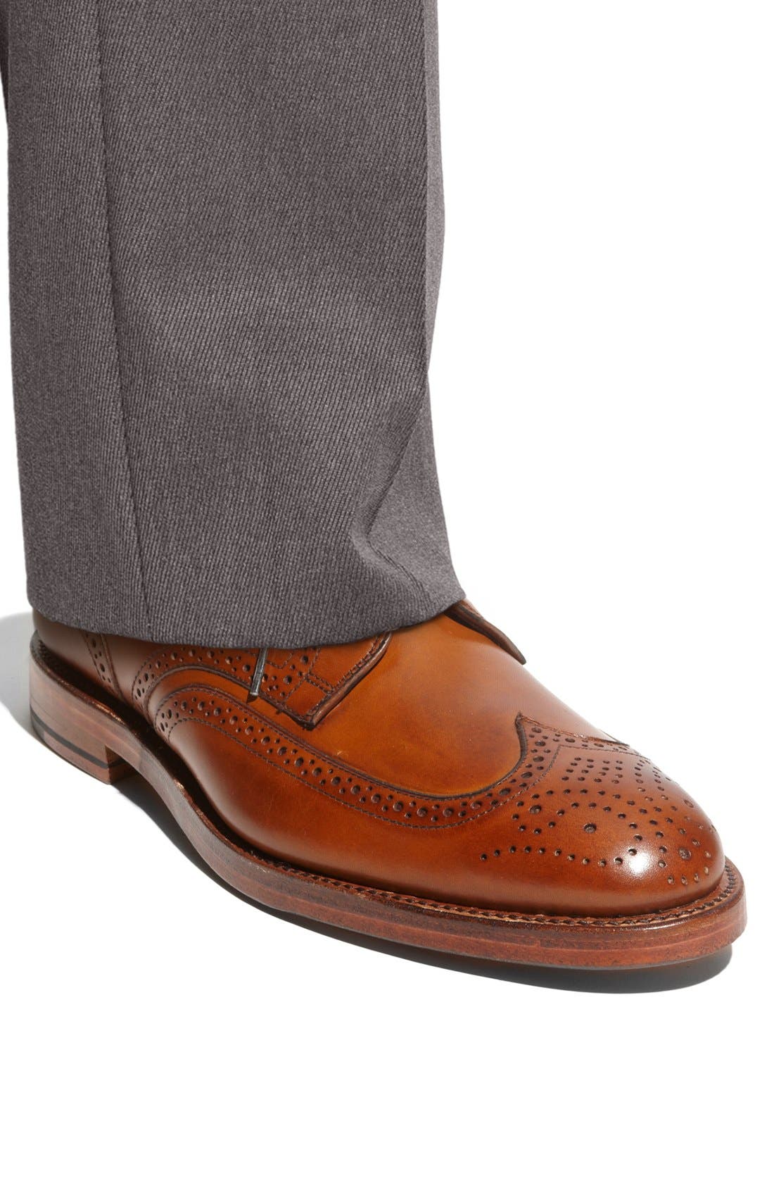 'Players' Wingtip, Alternate, color, WALNUT