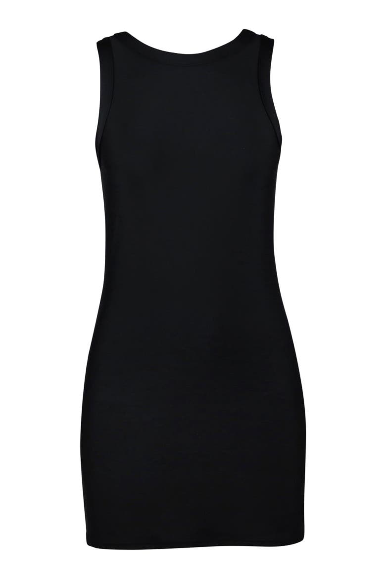Giovanna Cover-up Dress, Alternate, color, BLACK