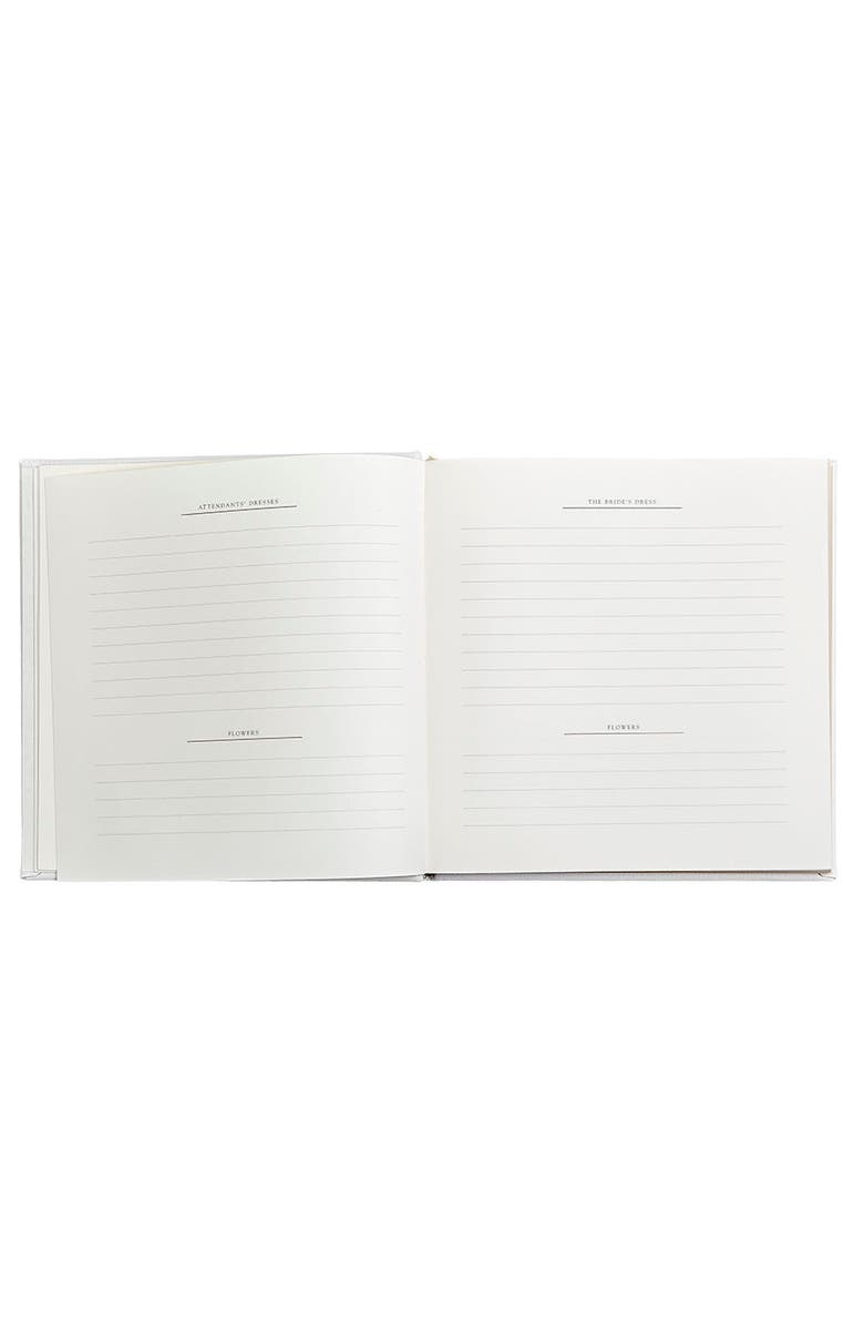 Graphic Image Wedding Journal, Alternate, color, White Gold