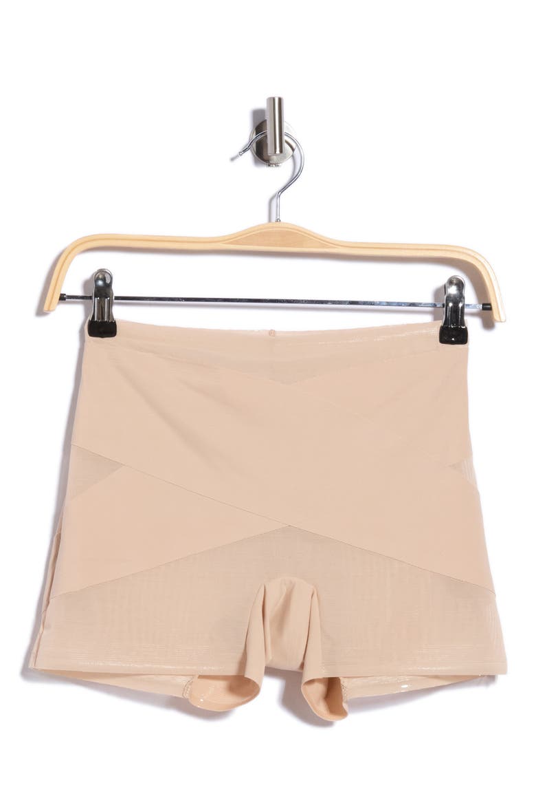 Sheer Flex Shaping Boyshorts, Main, color, WARM BEIGE