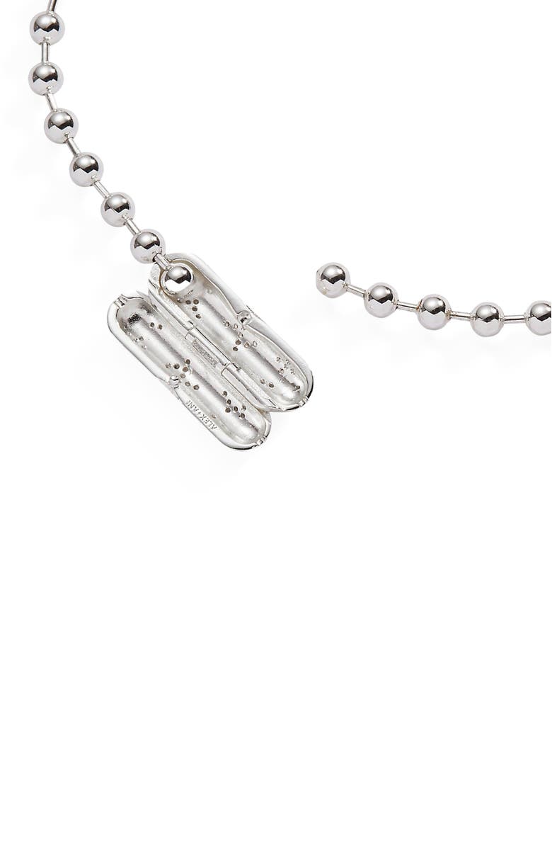 Alex and Ani Ball Chain Barrel Closure Bracelet with Butterflies, Alternate, color, 